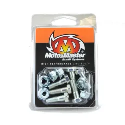 Moto-Master, Disc bolt M6*20 Hexagon + Nut 6pcs, REAR FRONT