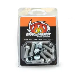 Moto-Master, Skiv bult M6*16 Hexagon 6pcs, REAR FRONT