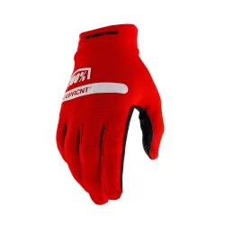100%, RIDECAMP YOUTH Gloves Red - S, KID, RED