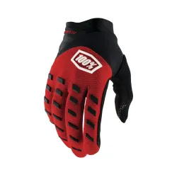 100%, AIRMATIC Glove, KID, BLACK RED