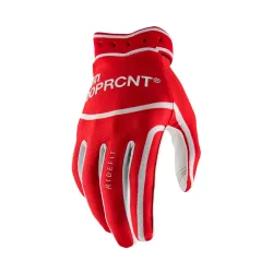 100%, RIDEFIT Gloves Red, ADULT, RED