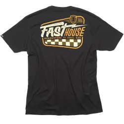 Fasthouse, Diner SS Tee, Black, ADULT, S