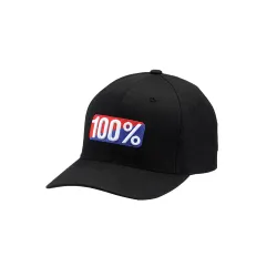 100%, CLASSIC Flexfit Cap, ADULT, BLACK