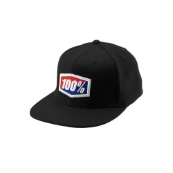 100%, OFFICIAL Flexfit Cap, ADULT, BLACK