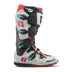 Gaerne, SG12 GRAVEL, ADULT, BLACK CYAN GREY RED WHITE