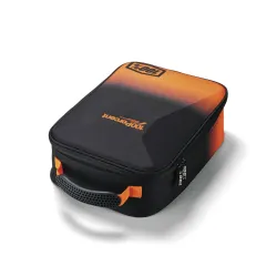 100%, CRUSH Goggle Case Black/Orange - OS
