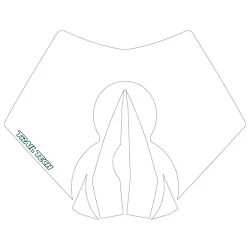 Trail Tech, X2 Graphic Sticker - Solid -, WHITE