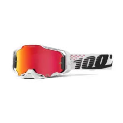 100%, ARMEGA Goggle Invicta - HiPER Red Mirror Lens
