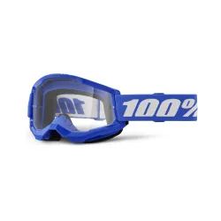 100%, STRATA 2 JUNIOR Goggle Blue - Clear Lens, KID