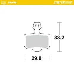 Moto-Master, Brake Pads Bicycle Sinter Sport