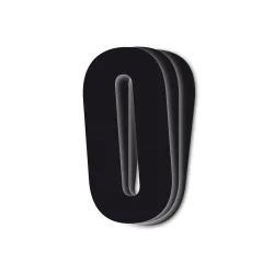 Holeshot, Numbers 10pcs, 11 X 5cm, 0, BLACK