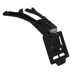 Rtech, Rear light/rear fender, Integra Led, removable plate holder, BLACK