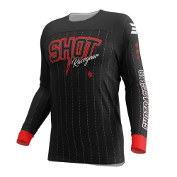 Shot, JERSEY CONTACT DAWG, ADULT, BLACK