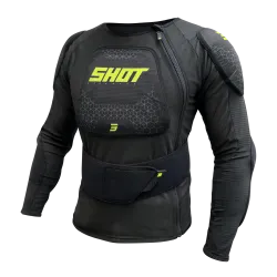 Shot, VEST AIRLIGHT, KID, BLACK NEON YELLOW
