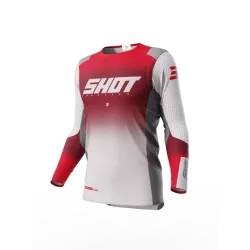 Shot, JERSEY AEROLITE ULTIMA, ADULT, M, RED WHITE