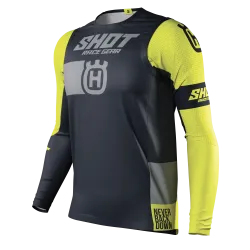 Shot, JERSEY, AEROLITE HUSQVARNA, ADULT, L, BLUE YELLOW