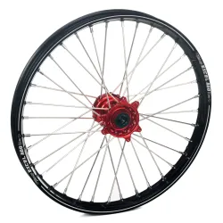 Haan Wheels, Complete Wheel A60, FRONT, 21", BLACK RED