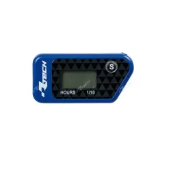 Rtech, Hour/Service Meter, Wireless/Eraseable, BLUE
