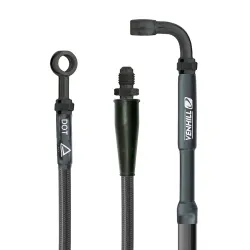 Venhill, Brake Hose, FRONT, BLACK CARBON