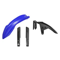 Rtech, High Front Fender Kit + Fork Guards, BLUE