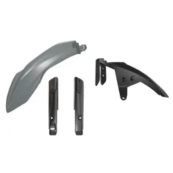 Rtech, High Front Fender Kit + Fork Guards, GREY