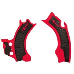 Rtech, Frame Protectors, BLACK RED