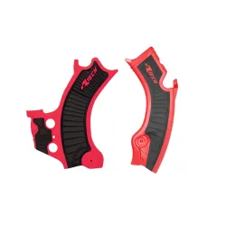 Rtech, Frame Protectors, BLACK RED
