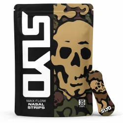 SLYD, Nasal Strips, MAX FLOW Camo (35 Pack)
