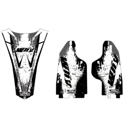 Why Stickers, Sponsor Kit YZ 125/250, 05-10 White