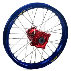 Haan Wheels, Complete Wheel, REAR, 18", BLUE RED