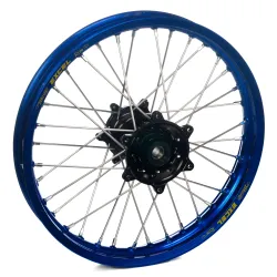 Haan Wheels, Complete Wheel, REAR, 18", BLACK BLUE