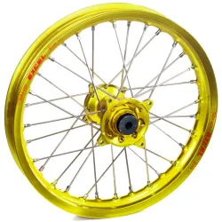 Haan Wheels, Complete Wheel, REAR, 18", YELLOW