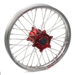 Haan Wheels, Complete Wheel, REAR, 18", RED SILVER